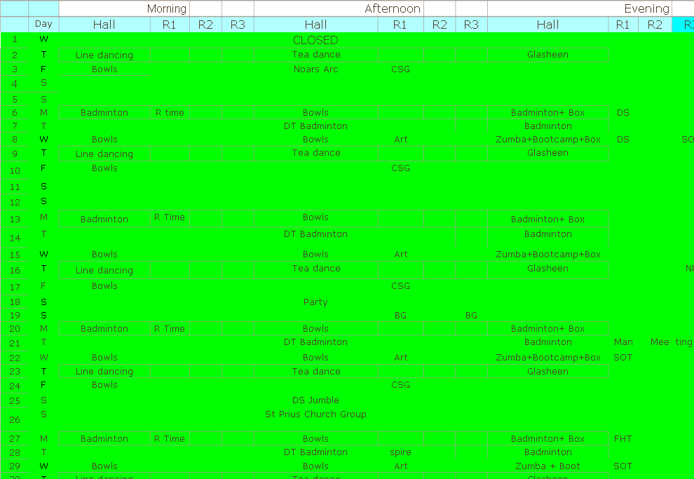 Calendar